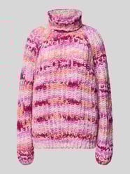 Sweter z dzianiny z golfem od Smith and Soul - 5