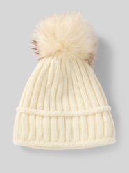 Strickmütze mit Woll-Anteil und Bommel von Kurt Beines - 24