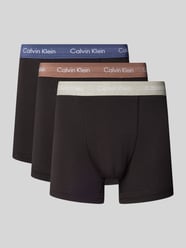 Obcisłe bokserki z paskiem z logo w zestawie 3 szt. od Calvin Klein Underwear - 48