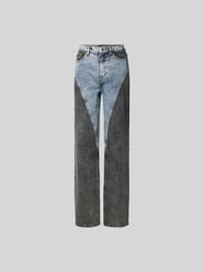 Straight Fit Jeans im 5-Pocket-Design von ROTATE Blau - 27