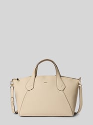 Torba shopper z naturalnej skóry bydlęcej model 'LENAH' od BOSS - 30