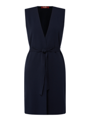 Strickweste mit Taillengürtel Modell 'Fulvia' von Max Mara Studio Blau / Türkis - 17