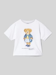 T-Shirt mit Motiv- und Label-Print von Polo Ralph Lauren Teens - 11