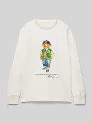 Longsleeve mit Motiv-Print von Polo Ralph Lauren Teens Beige - 7