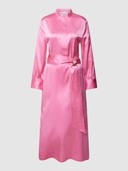 Midikleid mit Taillengürtel von Herzensangelegenheit Pink - 38