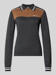 Slim Fit Strickpullover aus Viskose-Mix mit Kaschmir-Anteil von Karo Kauer - 10