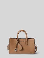 Lederen handtas met labelhanger, model 'SCARLETT' van MICHAEL Michael Kors Bruin - 3