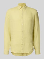Regular Fit Freizeithemd aus reinem Leinen Modell 'RELEGANT' von BOSS Orange - 10