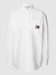 Overhemdblouse met labelpatch van Tommy Jeans Wit - 26