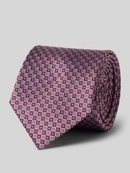 Zijden stropdas met statementpatch (7 cm) van Prince Bowtie - 26