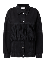 Jeansjacke mit Fransen Modell 'Flecos' von Mango - 6