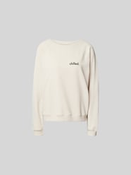 Sweatshirt mit Label-Print von Juvia Beige - 1