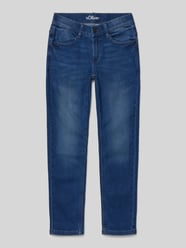 Regular Fit Jeans aus elastischem Baumwoll-Mix Modell 'SEATTLE' von s.Oliver RED LABEL Blau - 2