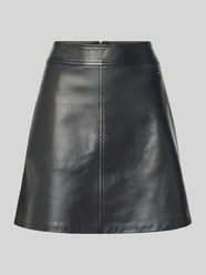 Minirock in Leder-Optik mit Nahtreißverschluss von Marc Cain - 12