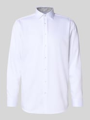 Regular fit zakelijk overhemd met knoopsluiting van SEIDENSTICKER REGULAR FIT - 38