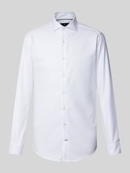 Slim Fit Business-Hemd mit Haifischkragen Modell 'Panko' von JOOP! Collection Weiß - 6