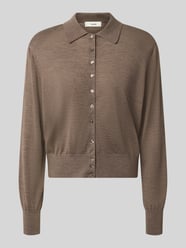 Regular Fit Cardigan aus reiner Wolle Modell 'BOSTON' von ba&sh Beige - 13