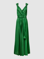 Maxikleid mit Bindegürtel Modell 'RAFFA' von MAX&Co. Grün - 35