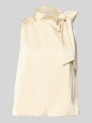 Blousetop met strik model 'Veda' van Neo Noir - 2