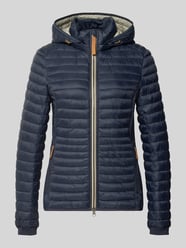 kurtka pikowana o kroju regular fit z kieszeniami zapinanymi na zamek błyskawiczny od camel active - 36