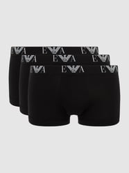 Trunks mit Stretch-Anteil im 3er-Pack von Emporio Armani Schwarz - 42