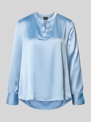 Langarmbluse aus Satin mit Kellerfalte von s.Oliver BLACK LABEL - 4