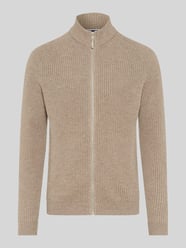 Strickjacke aus Kaschmir-Misch mit Stehkragen von Brax - 37