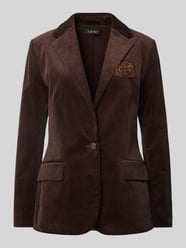 Blazer van fijne corduroy met klepzakken, model 'CAHWIN' van Lauren Ralph Lauren Bruin - 46