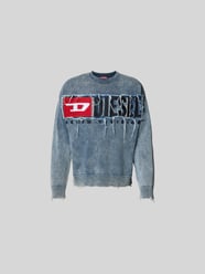 Sweatshirt mit gerippten Abschlüssen von Diesel - 14