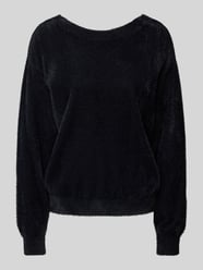 Regular Fit Strickpullover mit feinem Angora Garn von Tom Tailor Denim Schwarz - 27