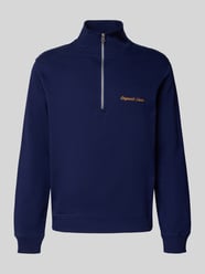 Sweatshirt mit Troyer-Kragen und Label-Stitching von Jack & Jones - 4