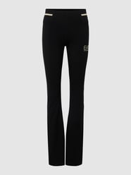 Legging in effen design met elastische band van EA7 Emporio Armani Zwart - 37