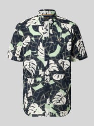 Koszula casualowa o kroju slim fit we wzorze na całej powierzchni z kołnierzykiem typu kent od PME Legend - 12