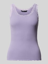slim fit tank top van katoenmix model 'SARA' van ONLY - 5