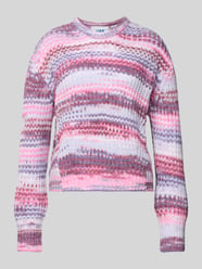Regular Fit sweter o wyglądzie dzianiny model 'Simone' od JJXX Fuksjowy - 3