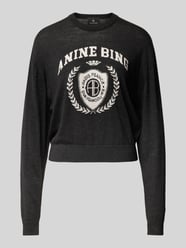 Sweatshirt mit Logo-Front Modell 'MIA SWEATER' von Anine Bing - 35