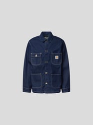 Hemdjacke mit Label-Patch von Carhartt WIP Blau - 3
