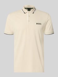 Regular Fit Poloshirt aus Baumwoll-Mix Modell 'PADDY PRO' von BOSS Green Beige - 32