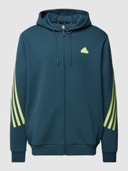 Sweatjacke mit Label-Patch von ADIDAS SPORTSWEAR Blau - 39