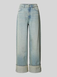 Wide Leg Jeans im 5-Pocket-Design von Jake*s Casual Blau - 46