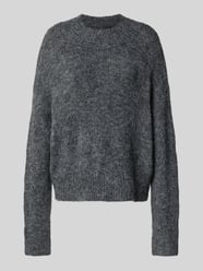 Sweter z dzianiny o kroju oversized z dodatkiem wełny Model 'Paulina' od Neo Noir - 31