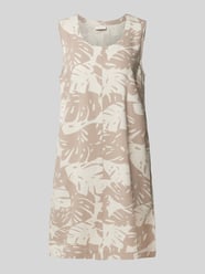 Mini-jurk met steekzakken, model 'LAVISCO' van FREE/QUENT Beige - 5