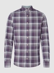 Slim Fit Flanellhemd aus Baumwolle  von Colours & Sons Blau - 45