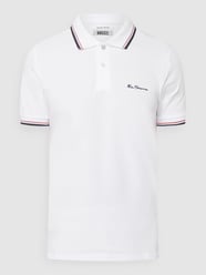 Koszulka polo o kroju regular fit z bawełny ekologicznej od Ben Sherman Biały - 34