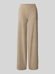 Straight Fit Stoffhose mit Strukturmuster von JAKE*S STUDIO WOMAN Beige - 39