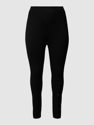 PLUS SIZE Leggings mit Label-Print Modell 'Glossy' von Calvin Klein Jeans Plus Schwarz - 36