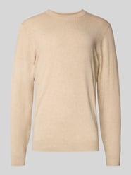Strickpullover mit gerippten Abschlüssen von MCNEAL Beige - 9