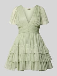 Cocktailjurk met diepe V-hals van Lace & Beads - 19