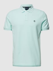 Poloshirt mit Brand-Stitching von MCNEAL Blau / Türkis - 36