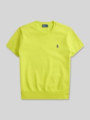 Krój regular fit sweter z krótkim rękawem z mieszanki bawełny od Polo Ralph Lauren - 34